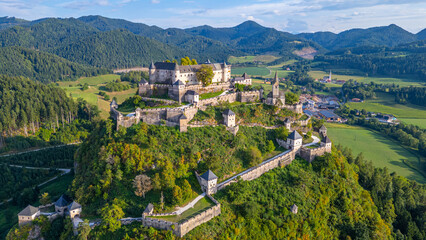 Panorama view of Hochosterwitz castle in Austria © dudlajzov