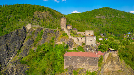 Fototapeta premium Strekov castle in usti nad Labem, Czech republic
