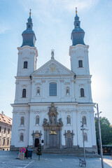 Fototapeta premium jesuit church in Klatovy in Czech republic