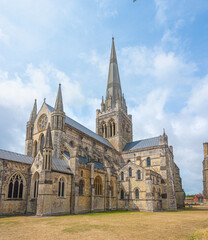 Fototapeta premium View of Chichester cathedral in England