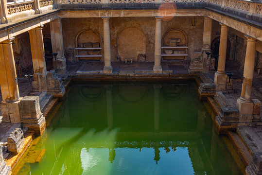 Roman bath in Bath, England