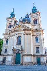 Naklejka premium Saint John the baptist church in Kromeriz, Czech republic