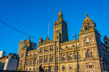 Obraz premium Glasgow City Chambers in Scotland