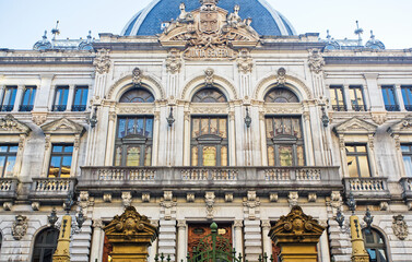 Obraz premium General Assembly of the Principality of Asturias, is the parliament of the Asturians, Oviedo, Spain.
