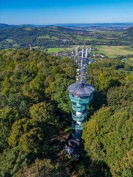 Bila hora lookout tower near Stramberk, Czech republic