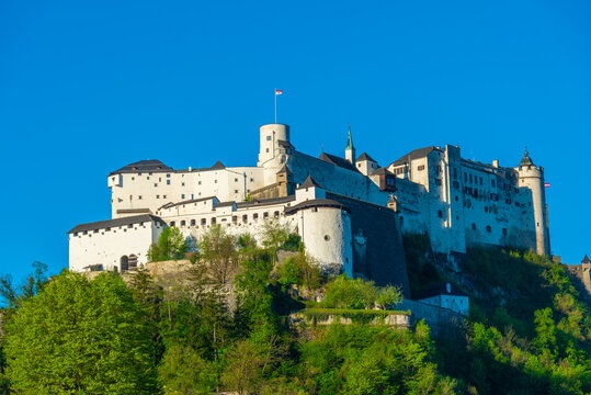 Hohensalzburg fortress in Salzburg, Austria