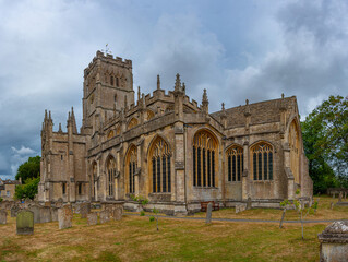 Fototapeta premium Church of St Peter and St Paul, in Northleach, England