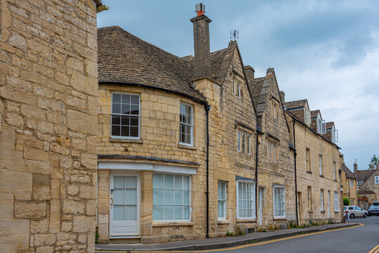 Historical houses of the Cotswolds region at Painswick, England