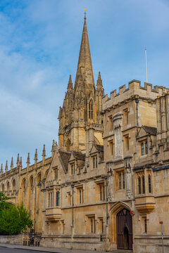 Historical buildings at Oxford, England