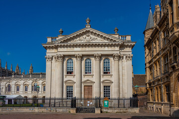 Naklejka premium Historical buildings at Cambridge, England
