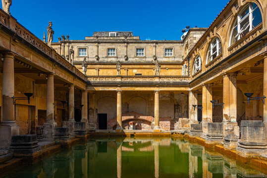 Roman bath in Bath, England