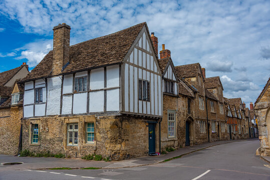 Historical houses at Lacock village in England