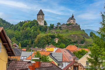 Petersberg castle above Friesach in Austria © dudlajzov