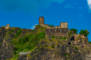 Fototapeta premium Strekov castle in usti nad Labem, Czech republic
