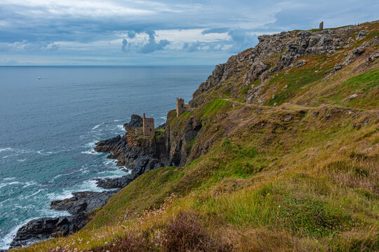 Ruins of bottalack mine in England