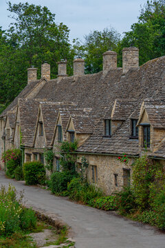 Historical houses in English town Bibury