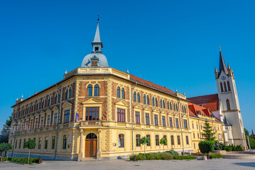 Obraz premium Summer day at Fo ter in Kaszthely, Hungary