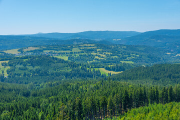 Fototapeta premium Natural landscape of Kasperk mountains in Czech republic