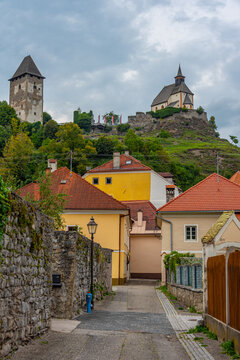 Petersberg castle above Friesach in Austria
