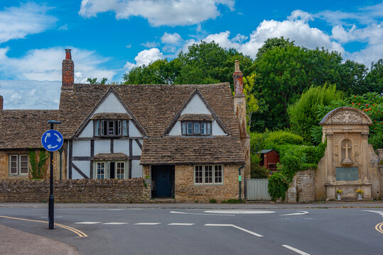 Historical houses at Lacock village in England