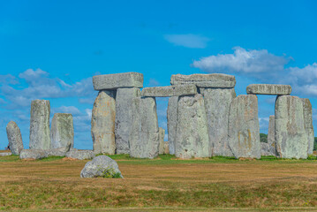 Naklejka premium Summer day at Stonehenge in England