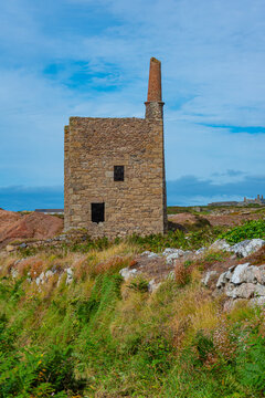 Ruins of bottalack mine in England