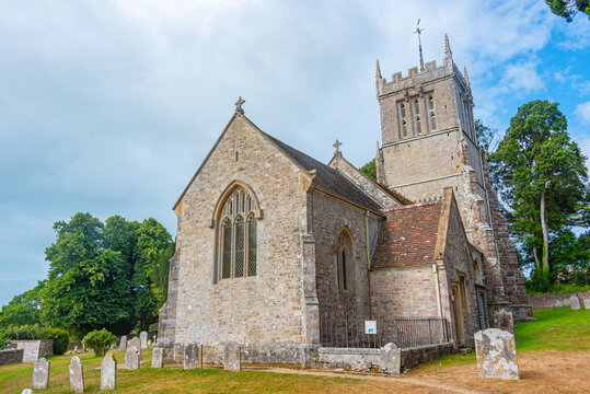 St. Edward, King & Martyr church at Corfe castle in England