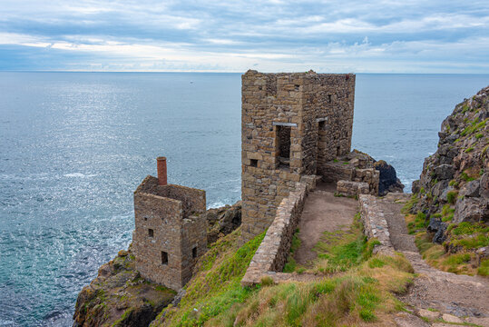 Ruins of bottalack mine in England