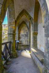 Ruined chapel at Bezdez castle in Czech republic © dudlajzov