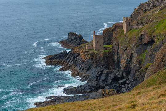 Ruins of bottalack mine in England