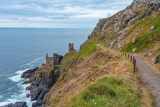 Ruins of bottalack mine in England