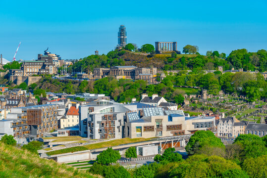 Scottish parliament building in Edinburgh, Scotland
