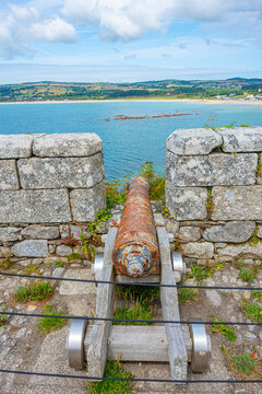 Cannons at St Michael's Mount in England