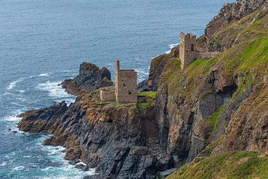 Ruins of bottalack mine in England