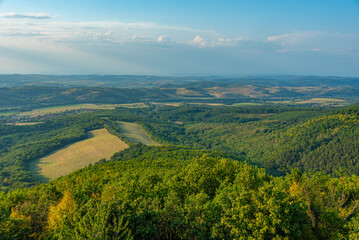 Fototapeta premium Summer day at Borzsony hills in Hungary