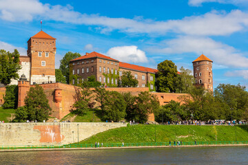 Fototapeta premium Royal wawel castle in Krakow, Poland