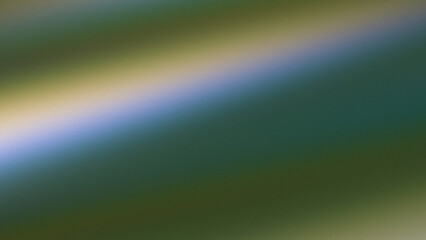 Obraz premium Abstract grainy iridescent gradient background shimmering with green and blue diagonal light leaks in a retro lo-fi digital aesthetic
