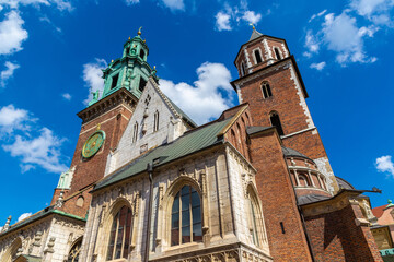 Fototapeta premium Wawel cathedral and Royal Wawel castle in Krakow