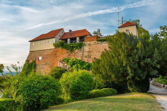 Schlossberg castle museum in Graz, Austria