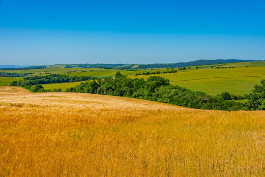 Countryside near buchlov castle in Czech republic
