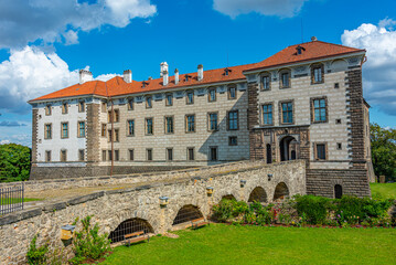 Fototapeta premium Summer day at Nelahozeves castle in Czech republic