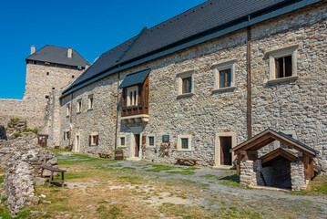 Fototapeta premium Castle of Regec during a sunny day in Hungary