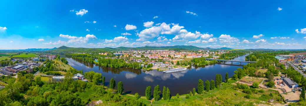 Panorama of Litomerice, Czech republic