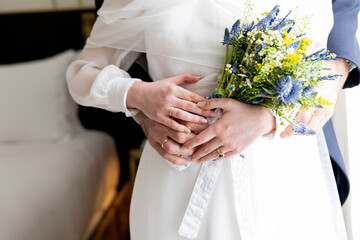 boda, novia, novio, ramo, par, mano, amor, anillas, ceremonia, casado, mujer, flor, nupcial, celebraciones, romance, esposos, esposa, 2