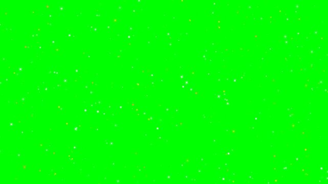 Green Screen Glitter Sparkles Background Animation