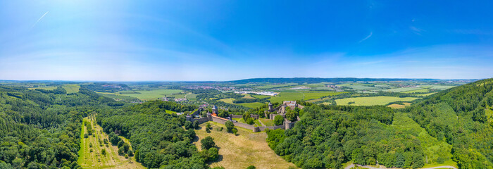 Summer day at Helfstyn castle in Czech republic © dudlajzov