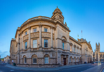 Obraz premium Historical street in Bath in England
