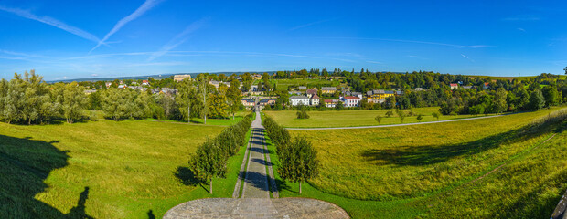 Naklejka premium Summer day at Kuks village in Czech republic