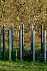 Fototapeta premium Hochwasser Damm