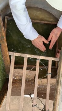 Making Lao River Algae Weed Snacks (Kaipen)